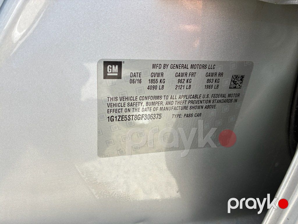 Chevrolet Malibu, 1.5 L, 2016 il, 167 000 km — Avtomobillər, Bakı (5)