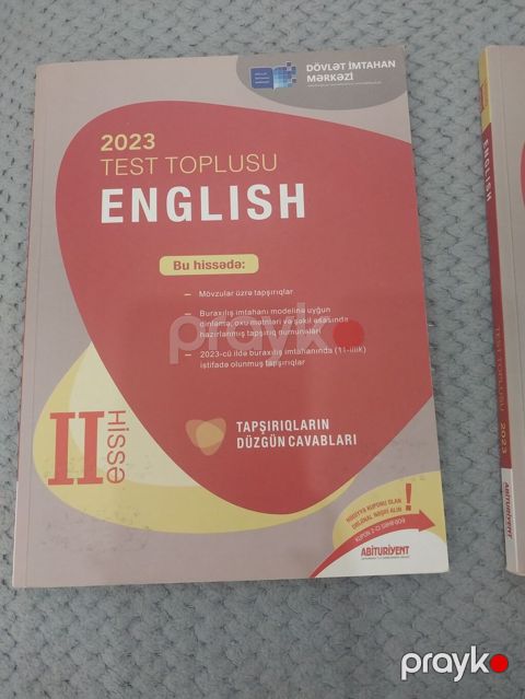 İngilis dili Testlər 11-ci sinif, DİM, 2-ci hissə, 2023 il — Bakı