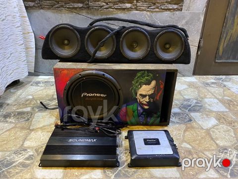 Avtomobil üçün səs sistemi dəsti Komplekt: - Pioneer subwoofer — Bakı