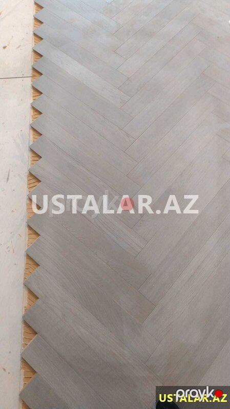 razilasma yolu ilə parket laminat və s — Döşəmə və tavan işləri, Bakı (5)