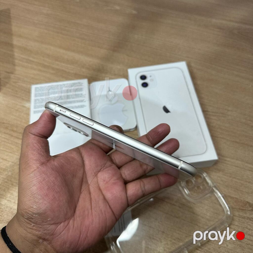 IPhone 11, 128 GB, Ağ, Zəmanət, Kredit, Simsiz şarj — Apple iPhone, Bakı (5)