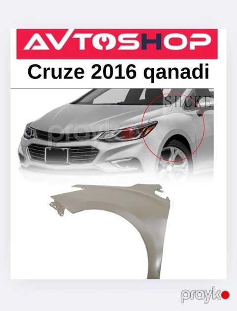 "Chevrolet Cruze 2016" qanadı — Bakı