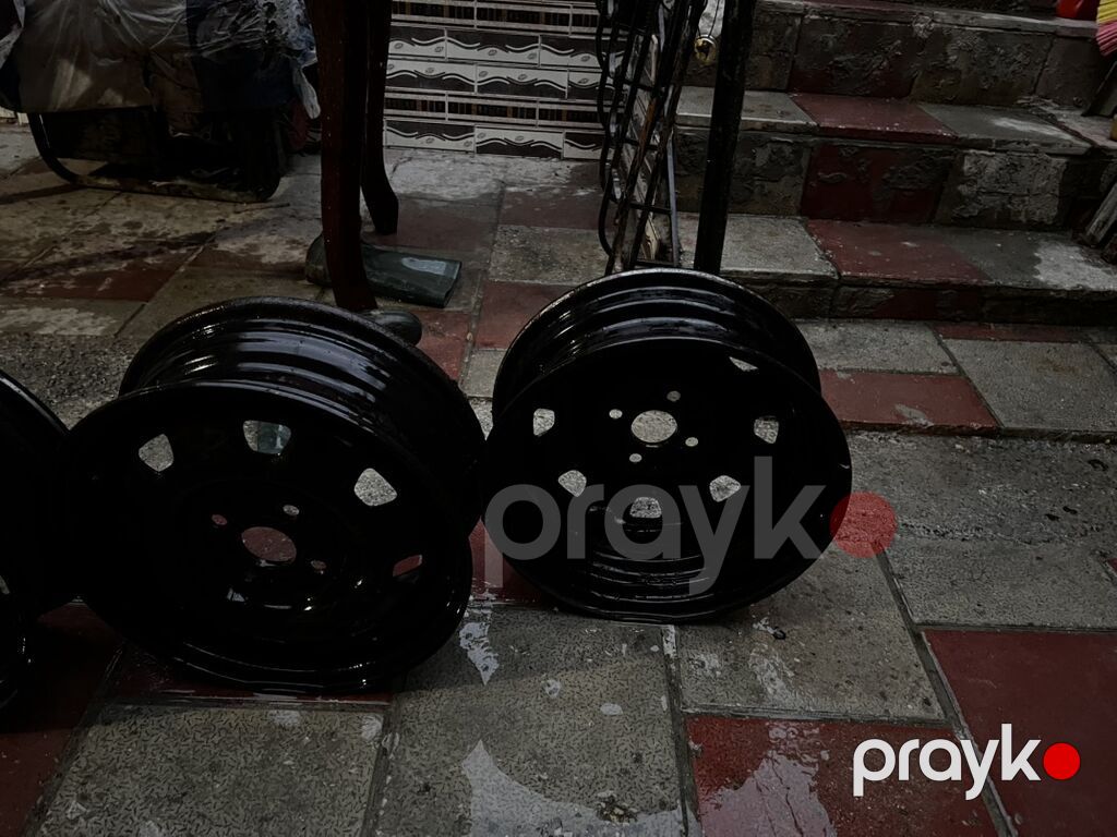 Məhsul: 4 ədəd polad disk (qara rəng) Təsvir: - Universal polad təkər — Diskləri, Bakı (7)