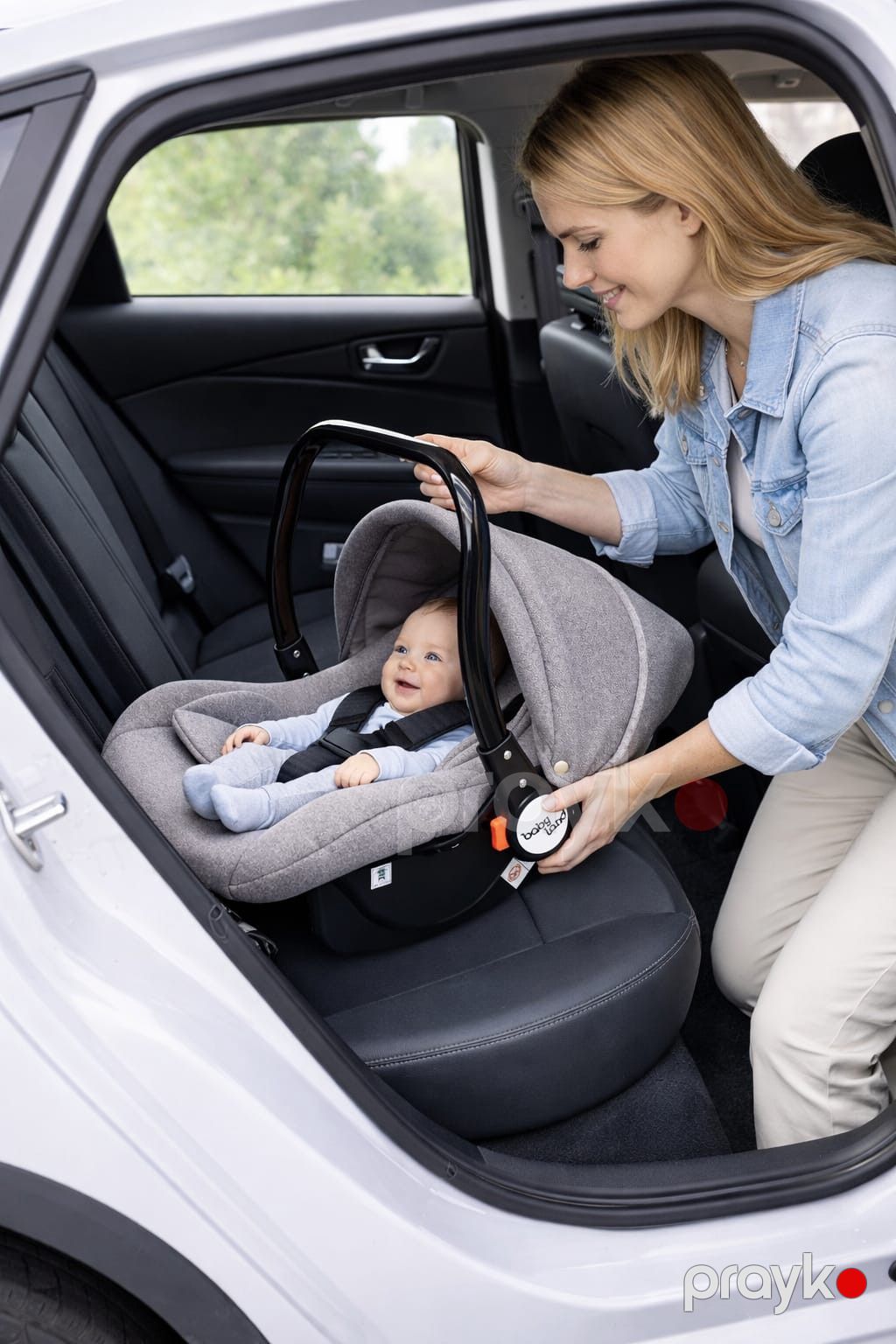 Uşaq avtomobil kreslosu Baby Land ABC_007, 0/1 (18 kq qədər), boz — Mallar, Bakı (2)