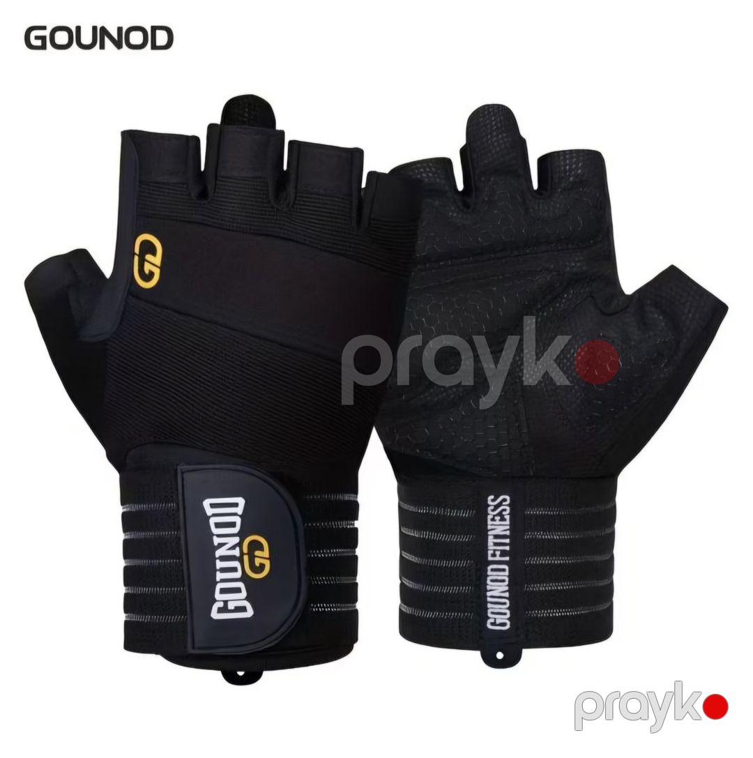 Fitnes üçün əlcəklər Gounod, qara, ölçü XL — Mallar, Bakı (3)