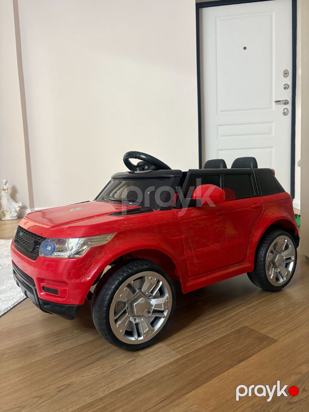 Uşaq üçün elektrikli minik avtomobili - Rəng: qırmızı, SUV stilində — Uşaq avtomobilləri, Bakı (2)