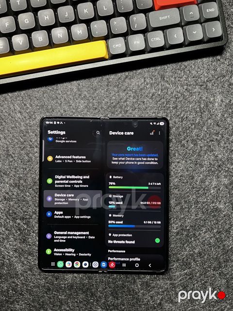 Samsung Galaxy Z Fold 4 Phantom Black 512GB/12GB — Bakı