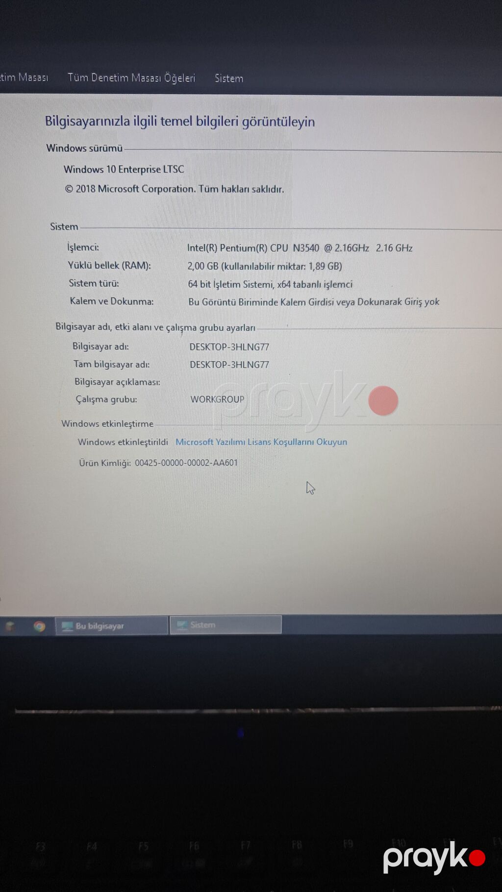 Acer noutbuk Texniki göstəricilər: - Prosessor: Intel Pentium N3540 — Acer, Mingəçevir (3)