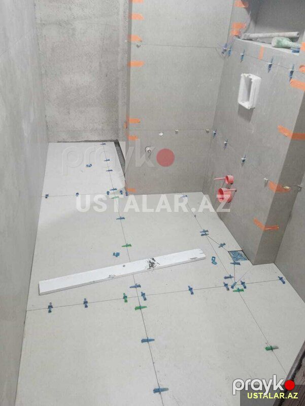 Kafel metlax ustası — Plitə işləri, Bakı (2)