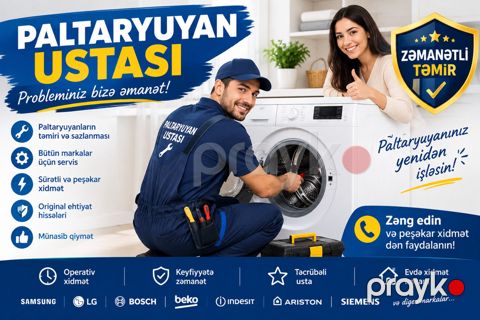 Paltaryuyan təmiri və quraşdırılma xidməti — Bakı