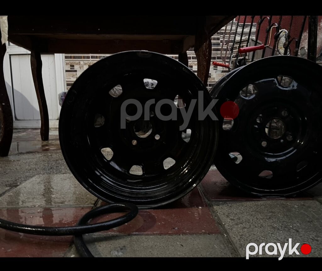 Məhsul: 4 ədəd polad disk (qara rəng) Təsvir: - Universal polad təkər — Diskləri, Bakı (3)
