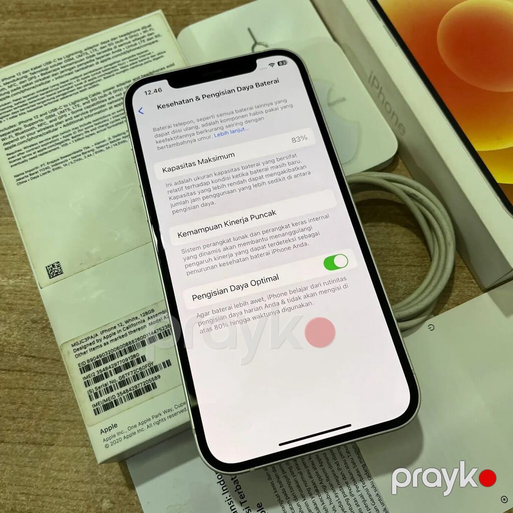 IPhone 12, 128 GB, Ağ, Zəmanət, Kredit, Simsiz şarj — Apple iPhone, Bakı (8)