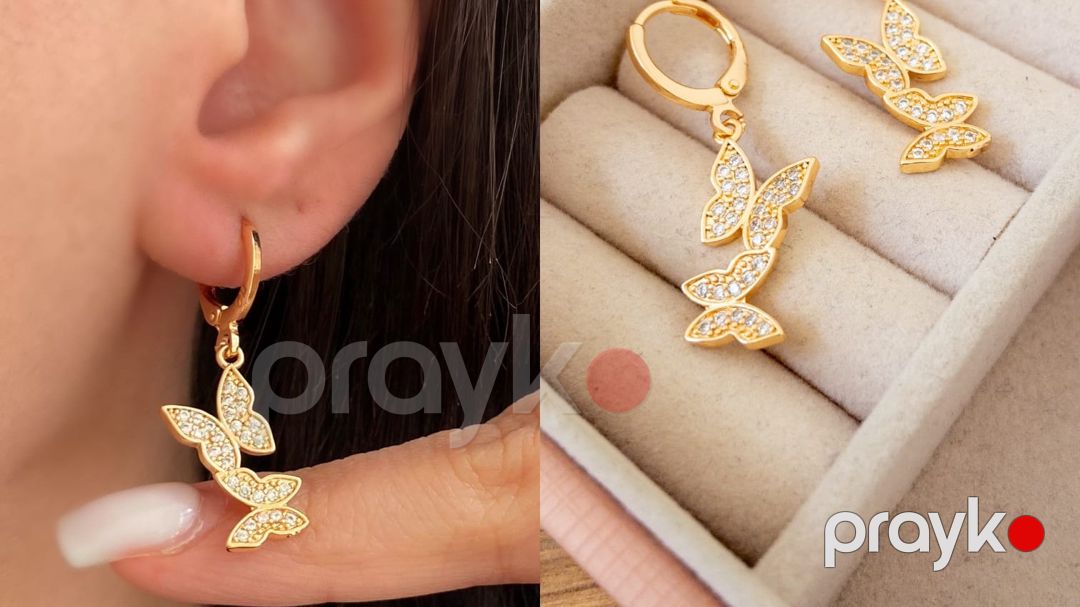 Sırğalar qadınlar üçün 50E24027 2 — Mallar, Bakı (2)