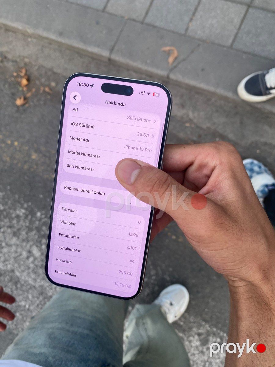 Apple iPhone 15 Pro Natural Titanium 256GB/8GB — Smartfonlar, Bakı (3)