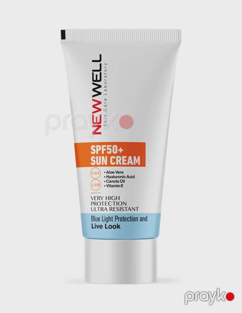 Günəşdən qoruyucu krem New Well Blue Light Protection Effective Sun Cream SPF 50+, 50 ml — Bakı