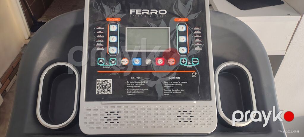 Məhsul: Ferro Fitness Treadmill (qaçış trenajoru) Xüsusiyyətlər — Koşu simulyatorları, Bakı (4)