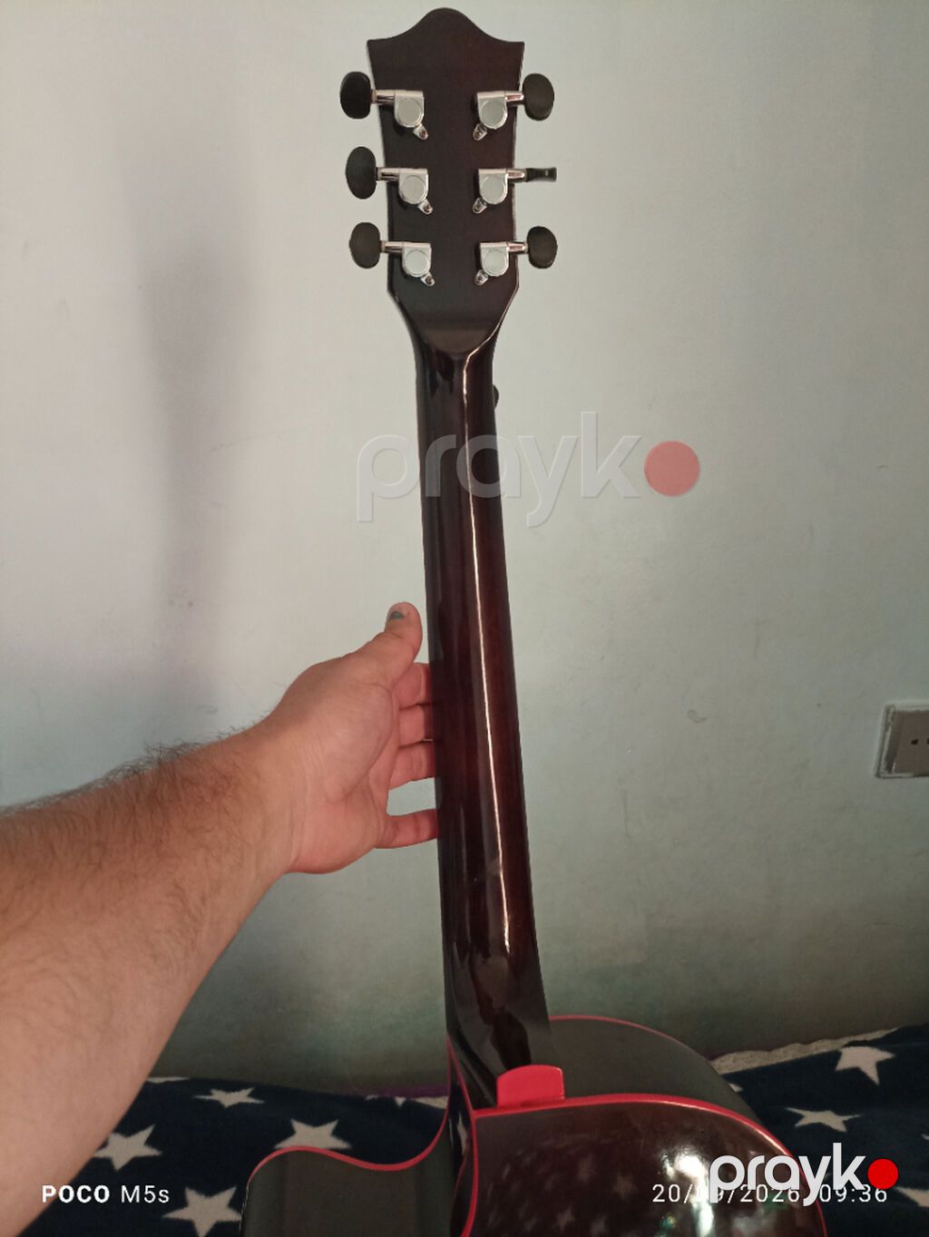 Akustik gitara + portativ səs sistemi dəsti Gitara: - Brend: Irın — Gitarlar və digər simli alətlər, Bakı (2)