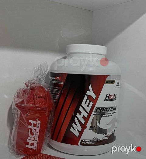 Məhsul: High Nutrition Whey Protein (Şokolad dadı) + Şeyker — Qobu