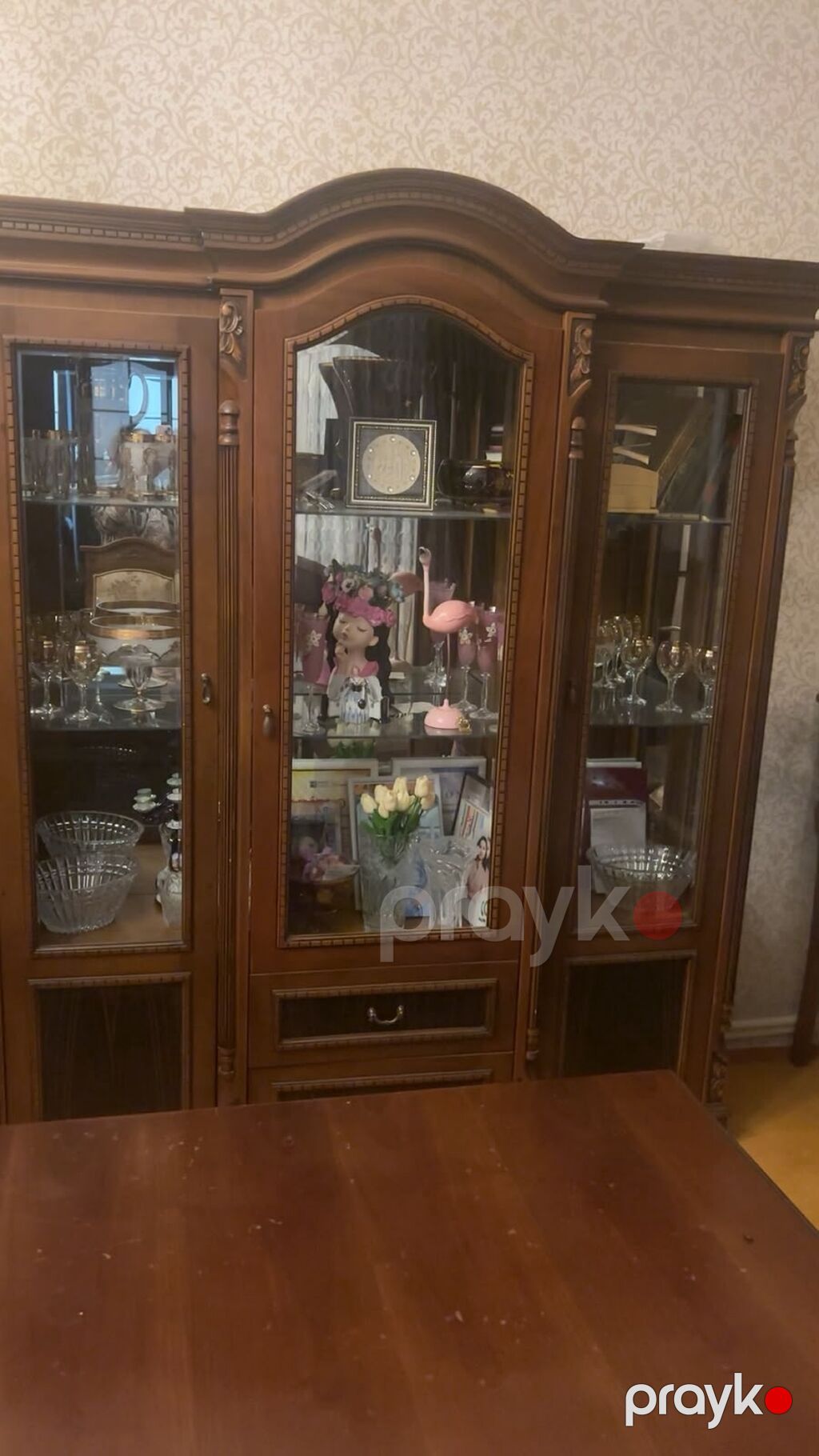 Təmiz fıstıq agacından türk istehsalı əla vəziyyətdə mebel — Qonaq otağı üçün, Masazır (3)