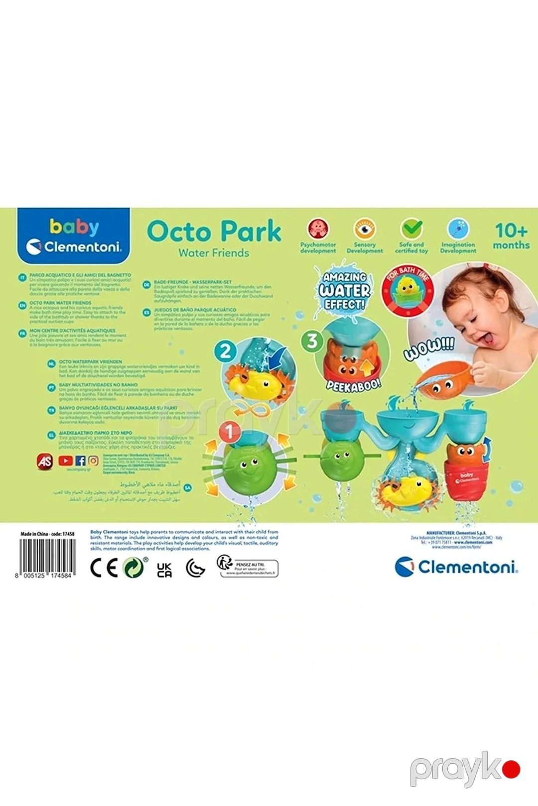 Hamam oyuncağı Clementoni 17458 Fun Friends, plastik, rəngbərəng — Mallar, Bakı (3)