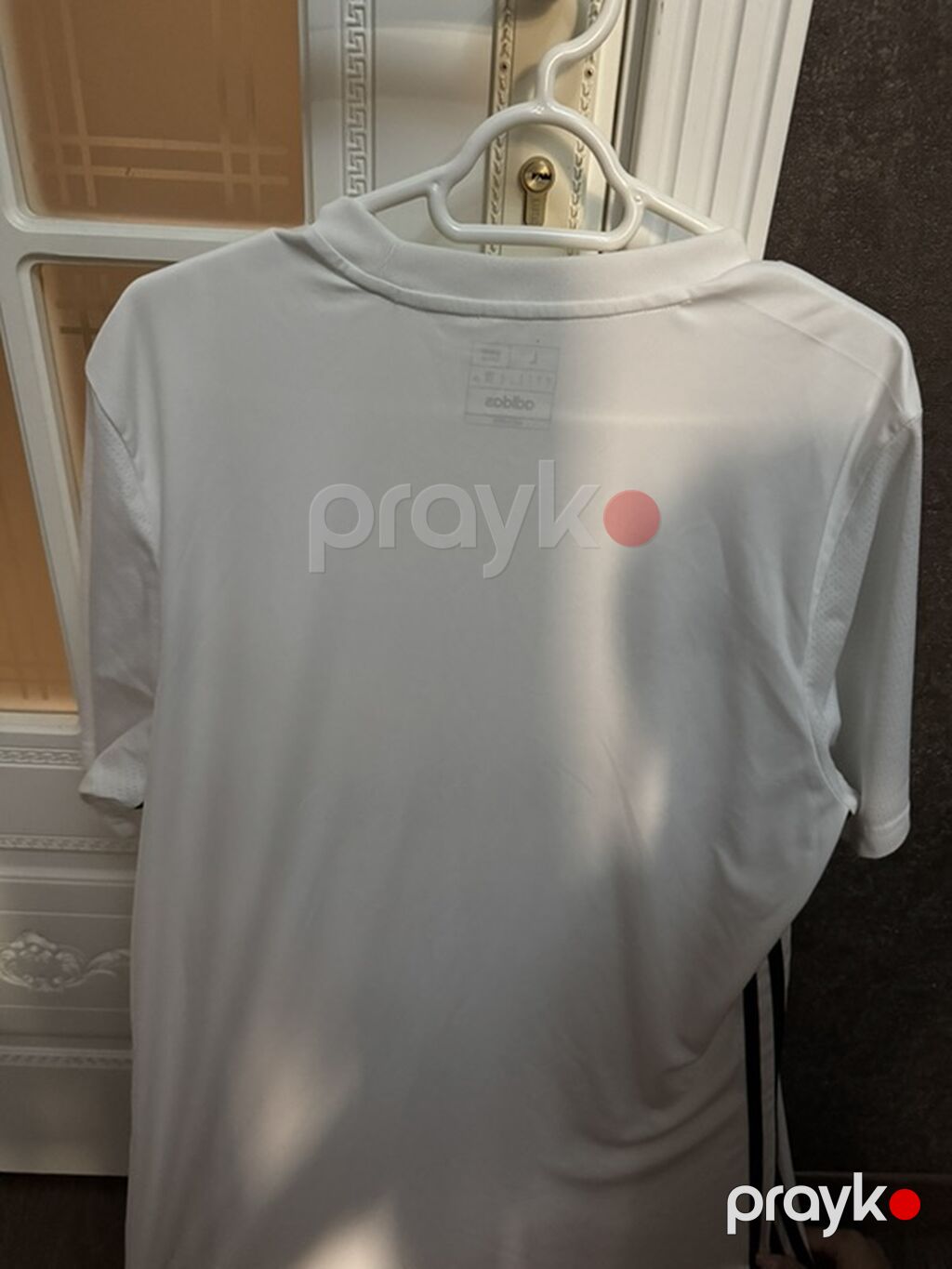 Futbolka, Adidas, L, rəng - Ağ — Futbolka və polo, Bakı (2)