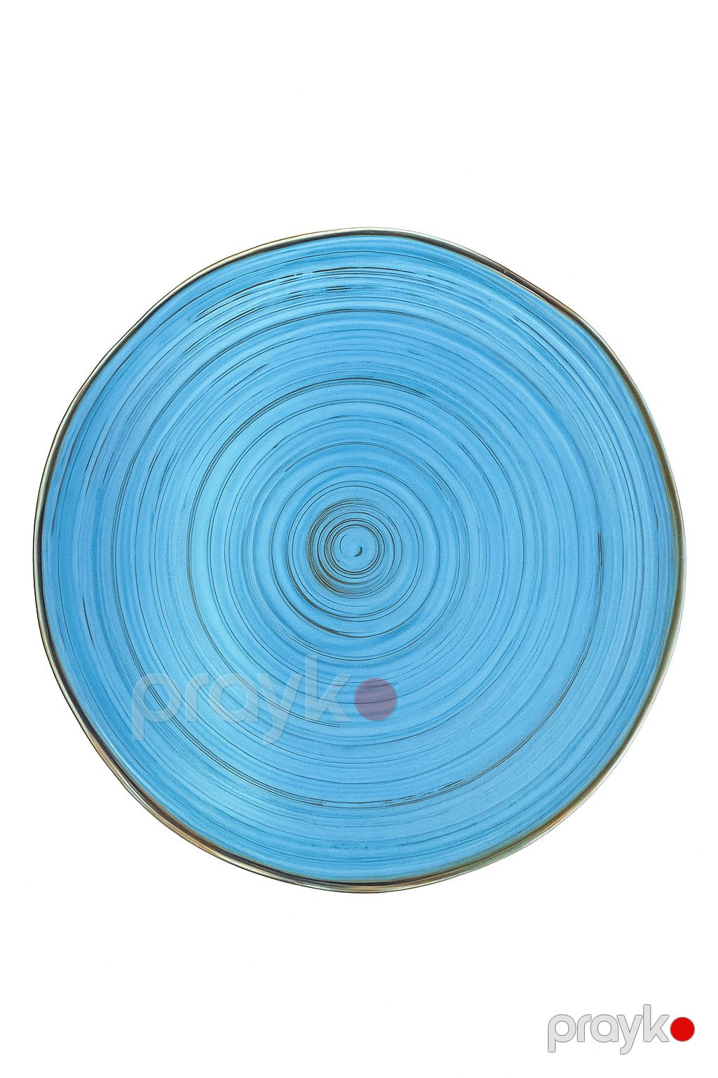 Boşqab 99443, keramika, mavi, 25 sm — Mallar, Bakı