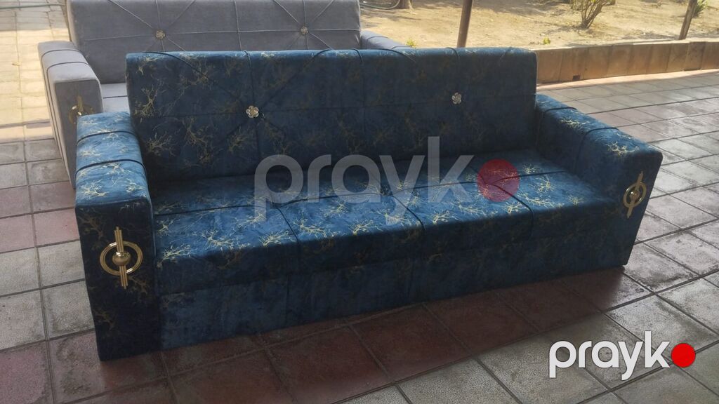 Divan, Yeni, Vеlur parça, Pulsuz çatdırılma — Divanlər, Mehdiabad (2)