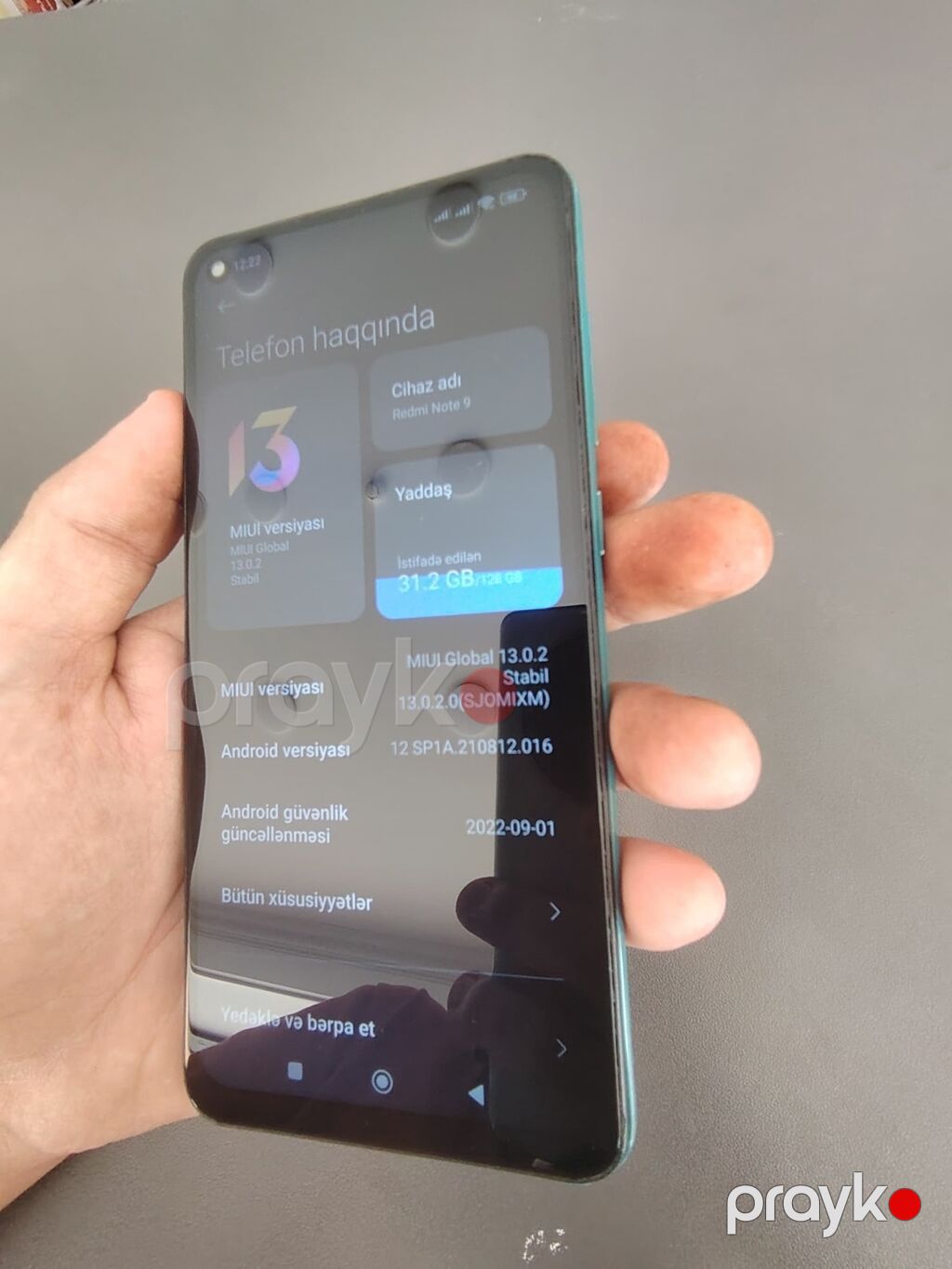 Redmi Note 9, 128 GB, rəng - Yaşıl, İki sim kartlı — Xiaomi, Mingəçevir (2)