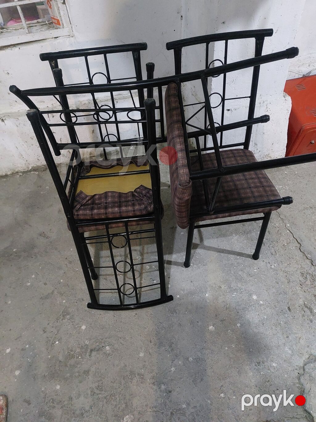 Mətbəx üçün, İşlənmiş, Qatlanmayan, rəng - Qara Stul — Stullar, Bakı (3)