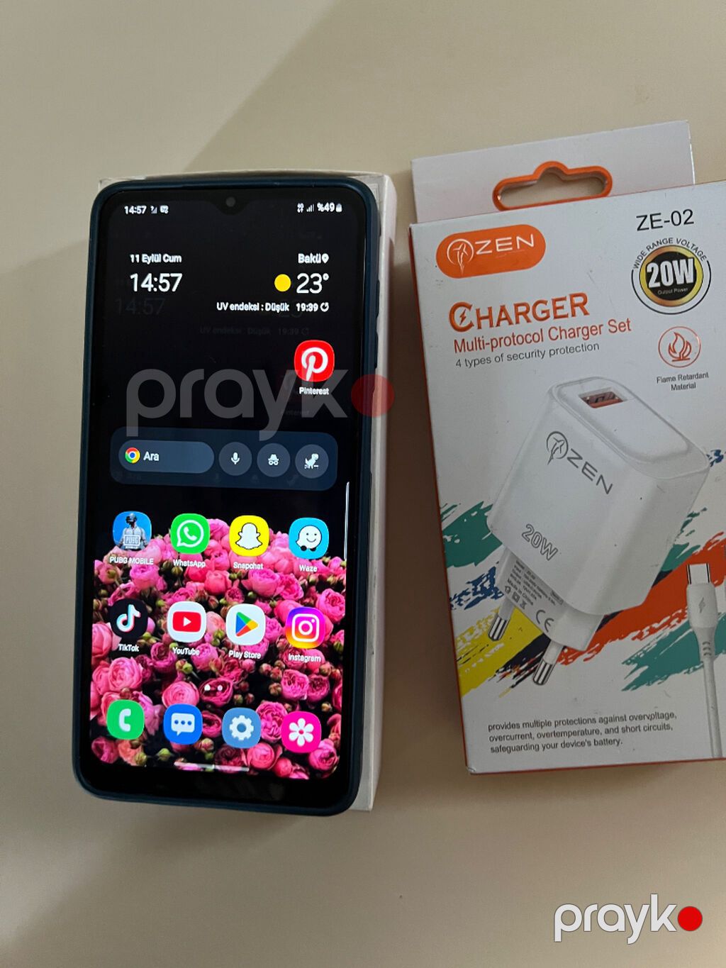 Samsung Galaxy A12, 64 GB, rəng - Qara, Sensor — Samsung, Bakı (2)
