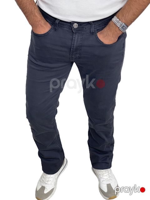 Kişilər üçün düz cins 1089, boz, pambıq/elastan, ölçü 34 — Bakı