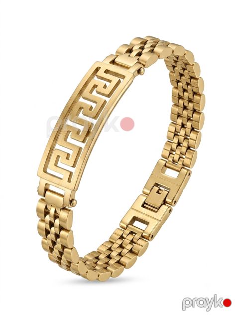 Qolbaq kişilər üçün ARLS05, polad, qızılı — Bakı