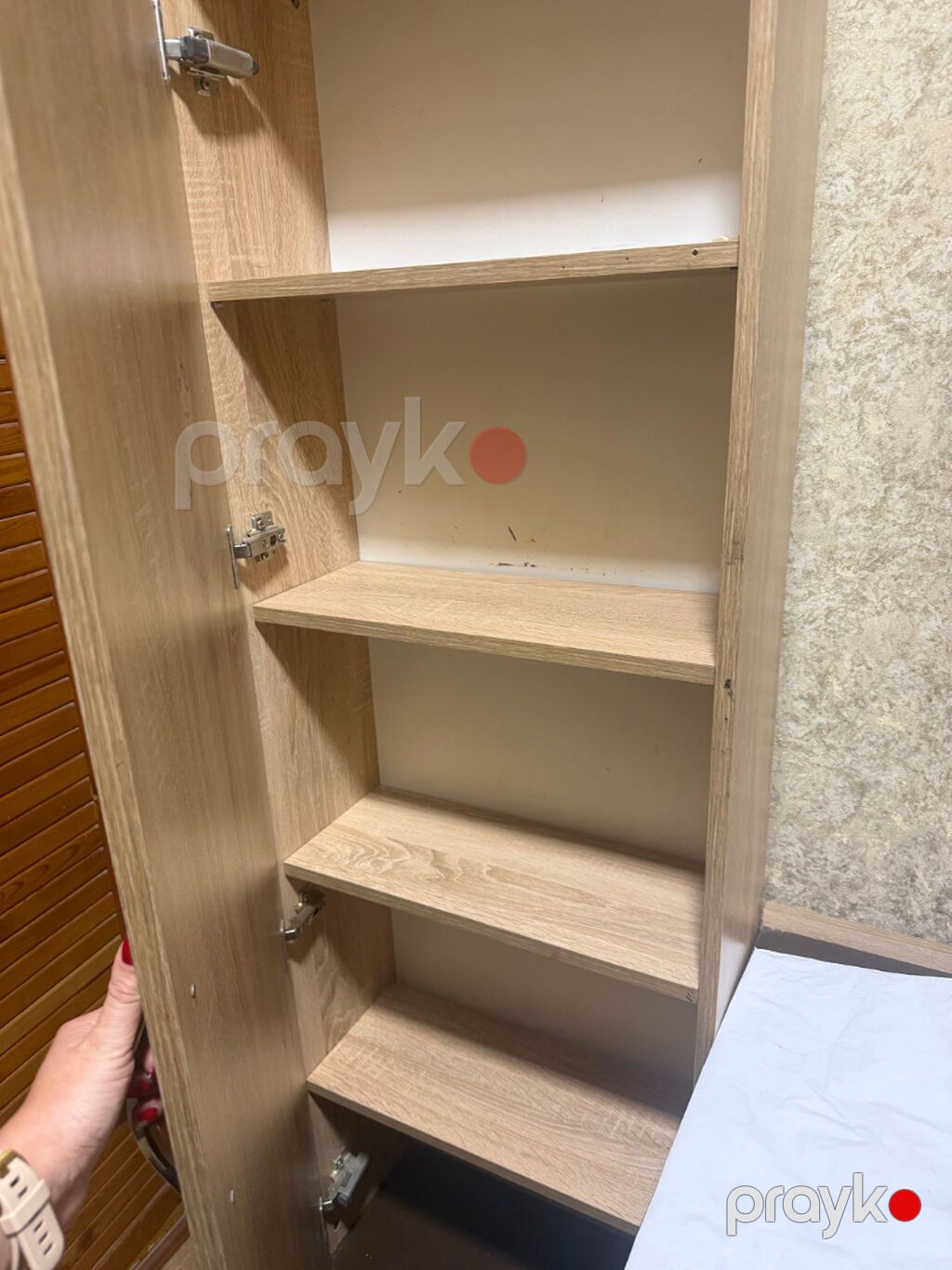 İşlənmiş, 1 qapı, Güzgülü, Açılan, Düz dolab — Xol üçün, Bakı (2)