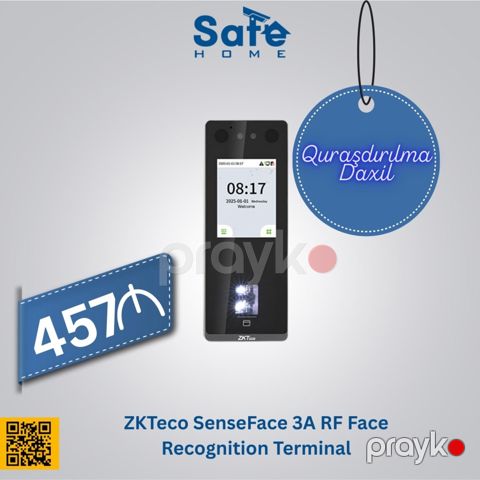 ZKTeco SenseFace 3A RF Face Recognition Terminal — Bakı