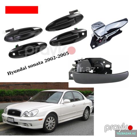Hyundai Sonata 2003 tutacaqları (ruçka, əlcək) satılır — Bakı