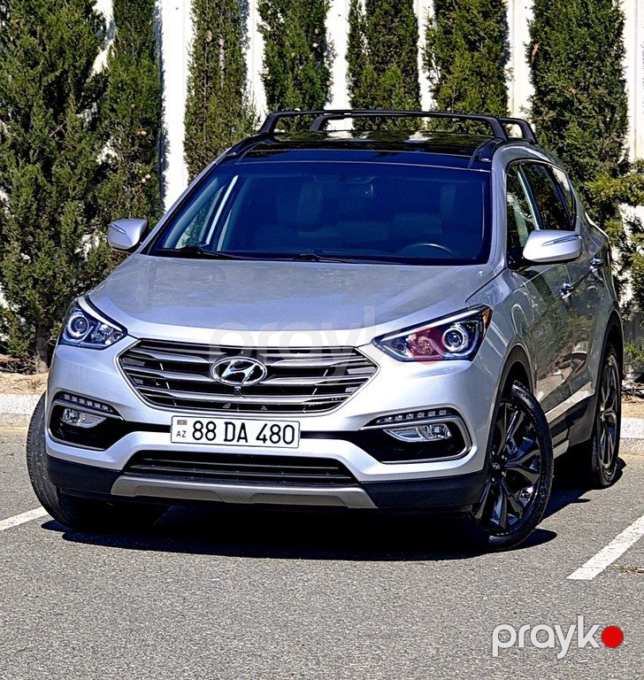 Hyundai Santa Fe, 2.0 L, 2016 il, 95 000 km — Avtomobillər, Bakı (2)
