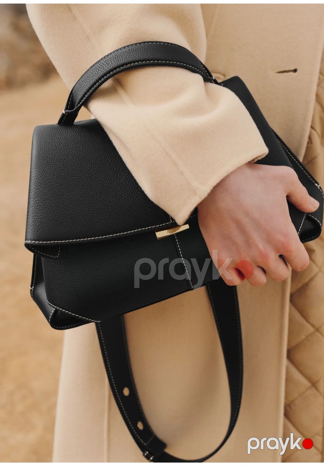 Çiyin çantası qadınlar üçün 33608886 qara — Mallar, Bakı (3)