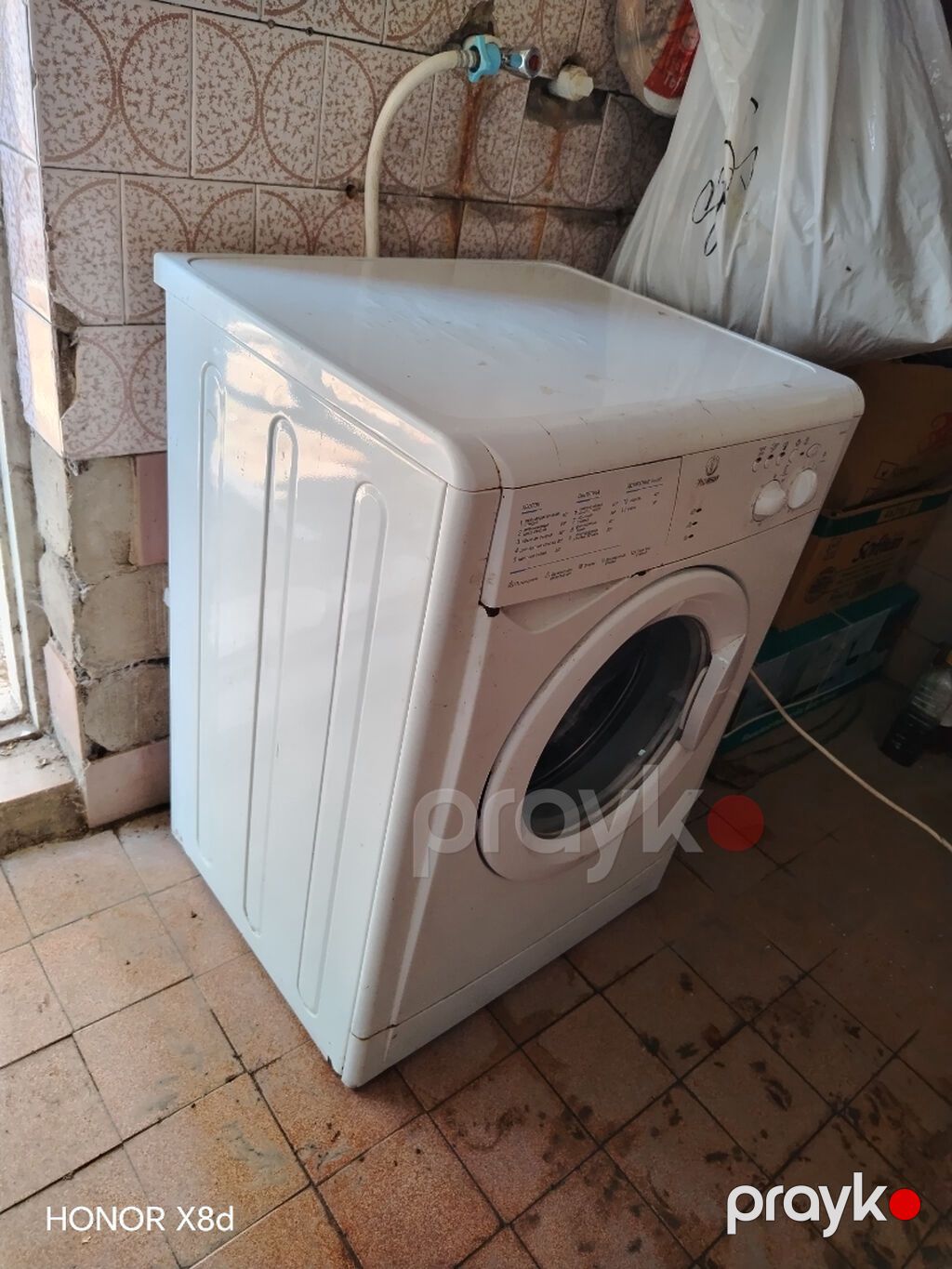 Paltaryuyan maşın Indesit, 5 kq, İşlənmiş, Yarımavtomat, Qurutma var, Kredit var, Ödənişli çatdırılma — Çamaşır maşınları, Ağsu (2)