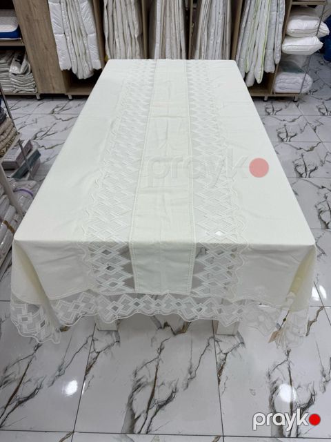 Süfrə xalçası BlueMood Mariya, 160x220 sm, su keçirməz, ləkə saxlamır, asanlıqla yuyulan - BL0268 — Bakı