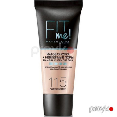 Tonal krem Maybelline New York Fit Me 115 Çəhrayi-bej 30 ml — Bakı