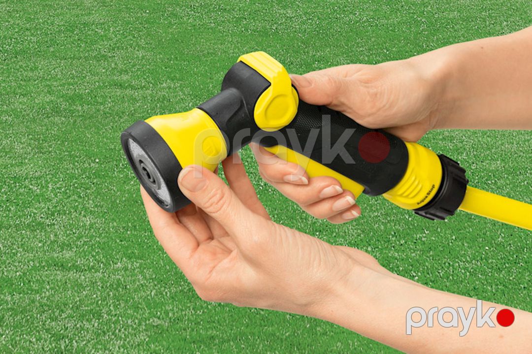 Çoxfunksiyalı suvarma tapançası Karcher Spray gun 2.645-266.0, Qara/sarı, 130 qr, 215x57x113 mm — Mallar, Bakı (3)