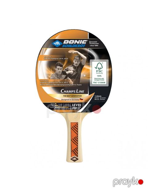 Masaüstü tennis üçün raketka Donic Youn Champs 200 — Bakı