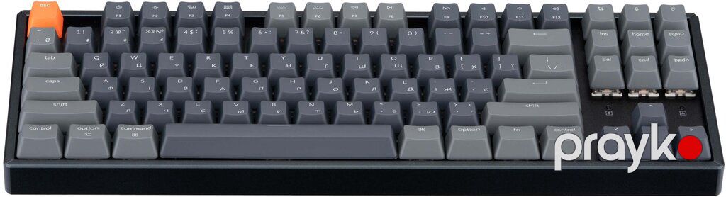 Klaviatura "Keychron K8 Aluminum Frame 87 keys, Gateron Red, Hot-Swap, RGB K8J1 Keychron — Periferik cihazlar, Bakı (2)