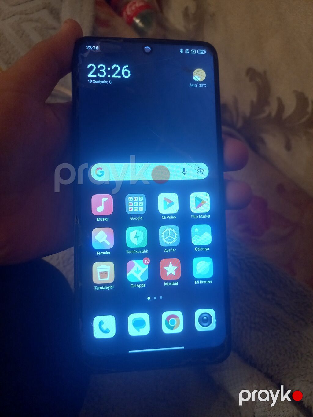 Redmi 12, 128 GB, rəng - Qara, Qırıq — Xiaomi, Digah (2)