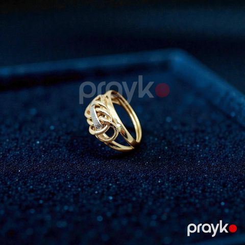 Qadın üzüyü Azgold 10190, 585 əyar, 18 mm ölçü, 1,8 q çəki, Türkiyə istehsalı - Azgold_10190 VJ551683 No Brand — Bakı