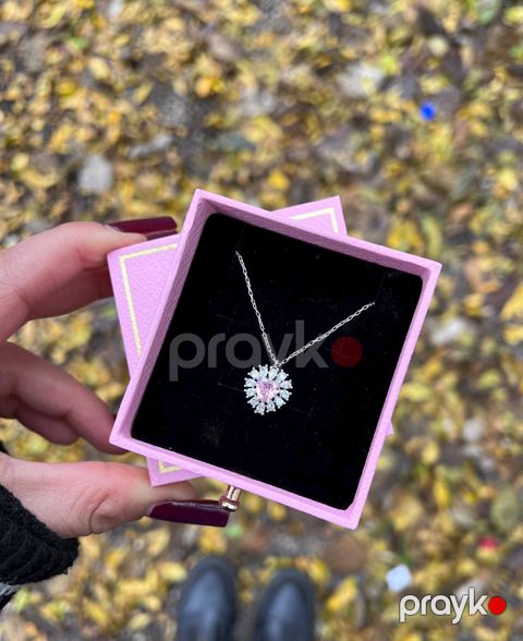 Boyunbağı qadınlar üçün slvbj_100371, sirkon, gümüş 925 əyar — Bakı