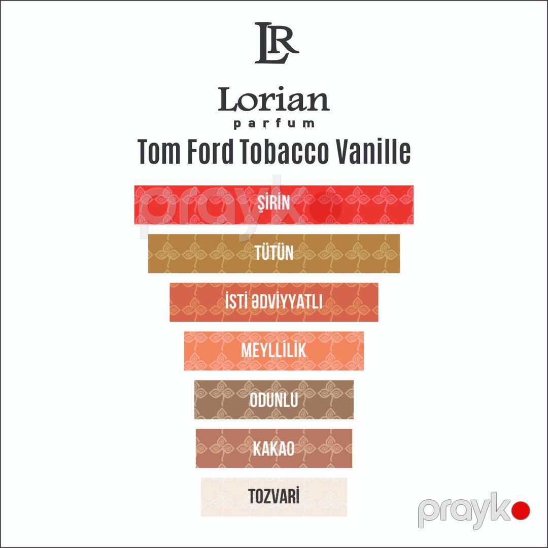 No Brand Tobacco Vanille uniseks parfüm suyu 15 ml - Lorian-890-15 — Mallar, Bakı (2)