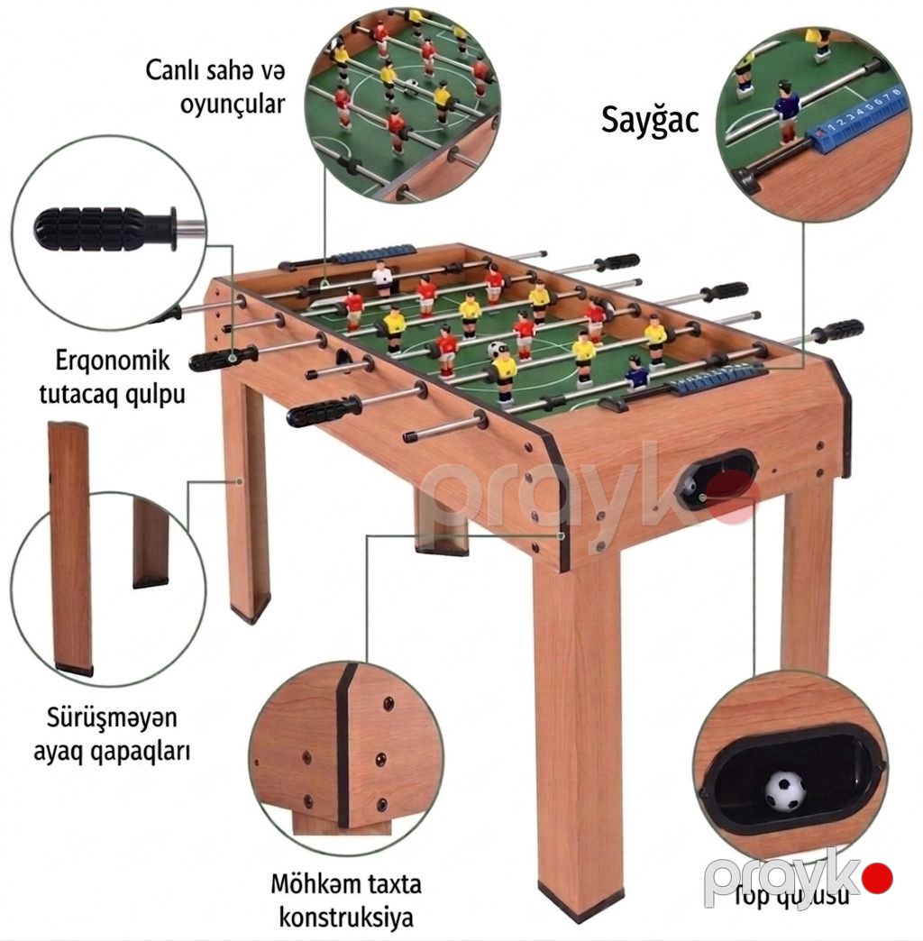 Masaüstü futbol Fun&Sport, 81.5x42.5x70 sm — Mallar, Bakı (2)