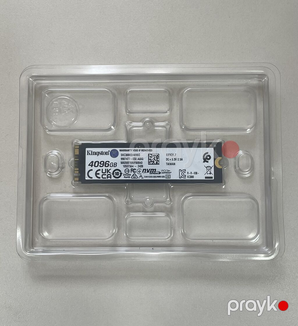 SSD disk Kingston, 4 TB, M.2, İşlənmiş — Sabit diskləri, Bakı (2)