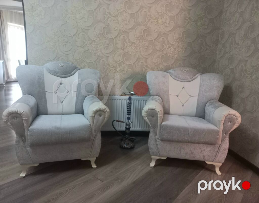 Mebel dəsti – 3 nəfərlik divan və 2 ədəd kreslo,Selieqelidir,yeniden — Yumşaq mobilya dəstləri, Mingəçevir (4)